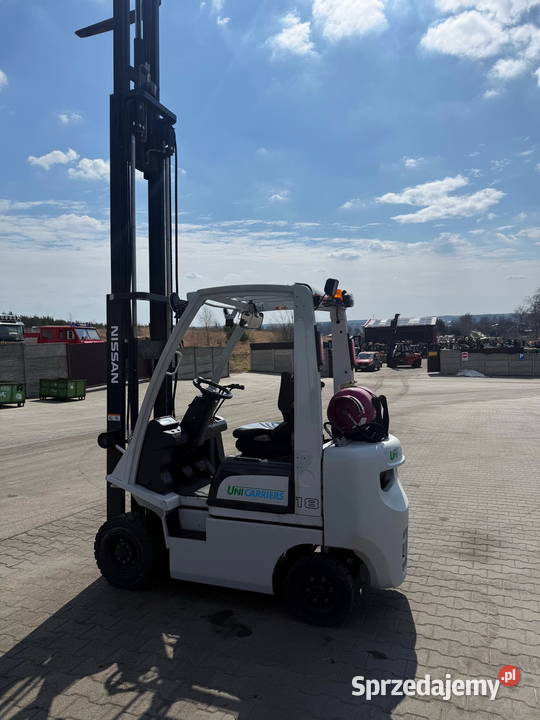 wózek widłowy NISSAN FG18 LPG Triplex 475m gaz Działoszyn sprzedam