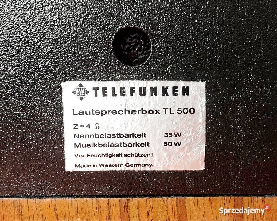 TELEFUNKEN TL 500 Odrestaurowane Kokumny Starachowice sprzedam