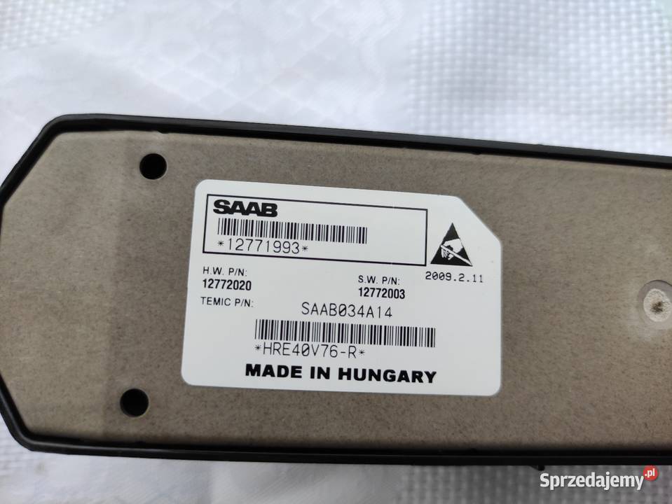 Panel sterowania szyb Saab 93 SS SC Nowy Sącz sprzedam