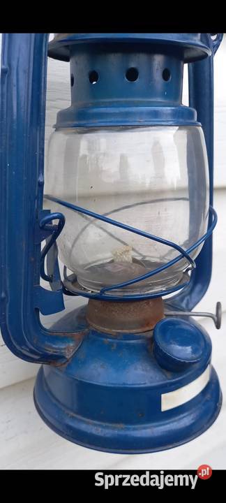 Lampa naftowa olejowa niebieska Małkinia Górna sprzedam