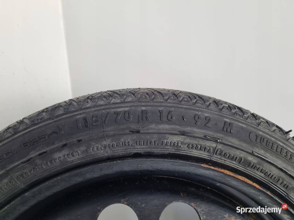 KOŁO DOJAZDOWE Opel Vectra C Astra H 11570 R16 Chełm