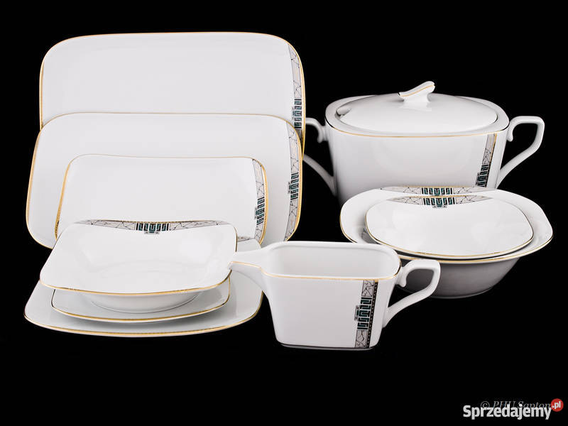 Serwis obiadowy porcelanowy Saturn Porcelana Dom i Ogród dolnośląskie Wałbrzych sprzedam