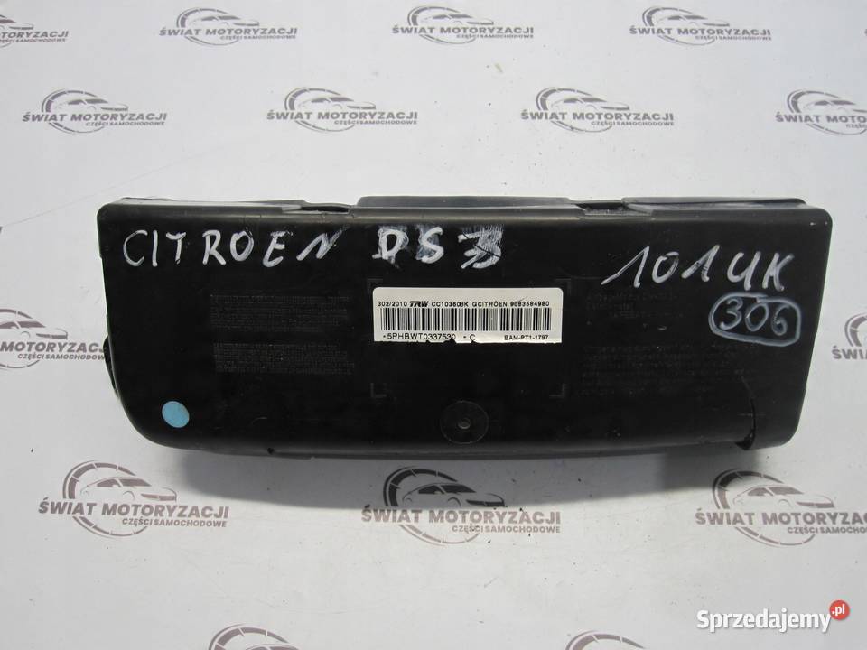 CITROEN DS3 10r AIRBAG poduszka fotela prawa Części samochodowe świętokrzyskie