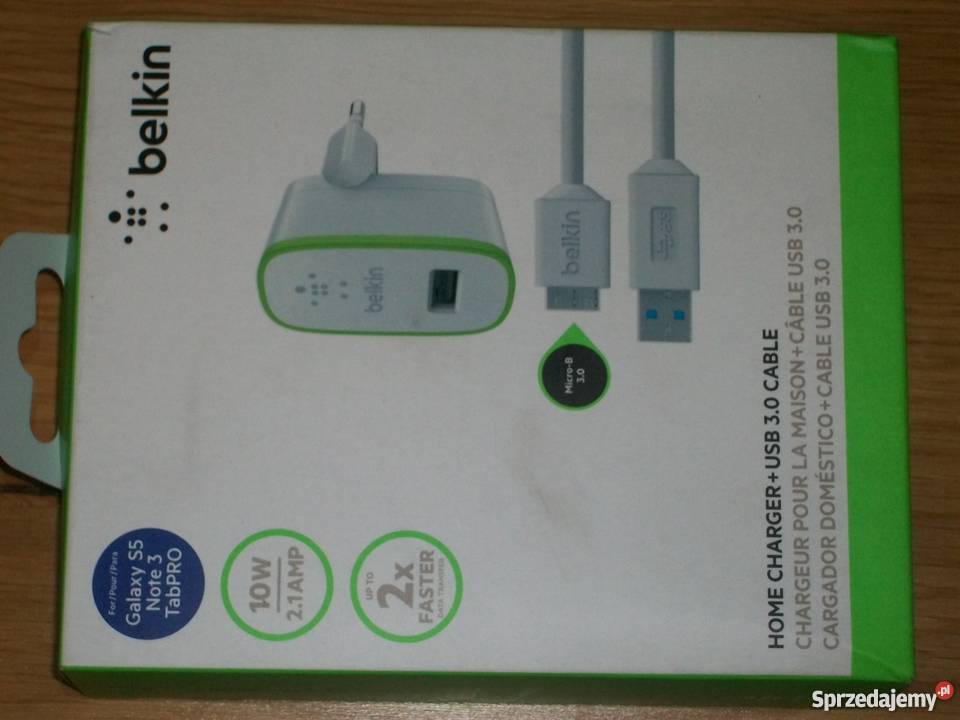 UWAGA OKAZJA Ładowarka Belkin 10W USB 30 MicroB Łódź