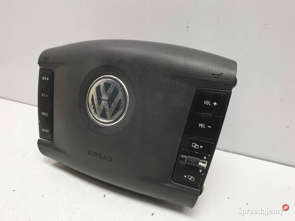 VW Touareg PODUSZKA POWIETRZNA KIEROWCY Airbag Rudka