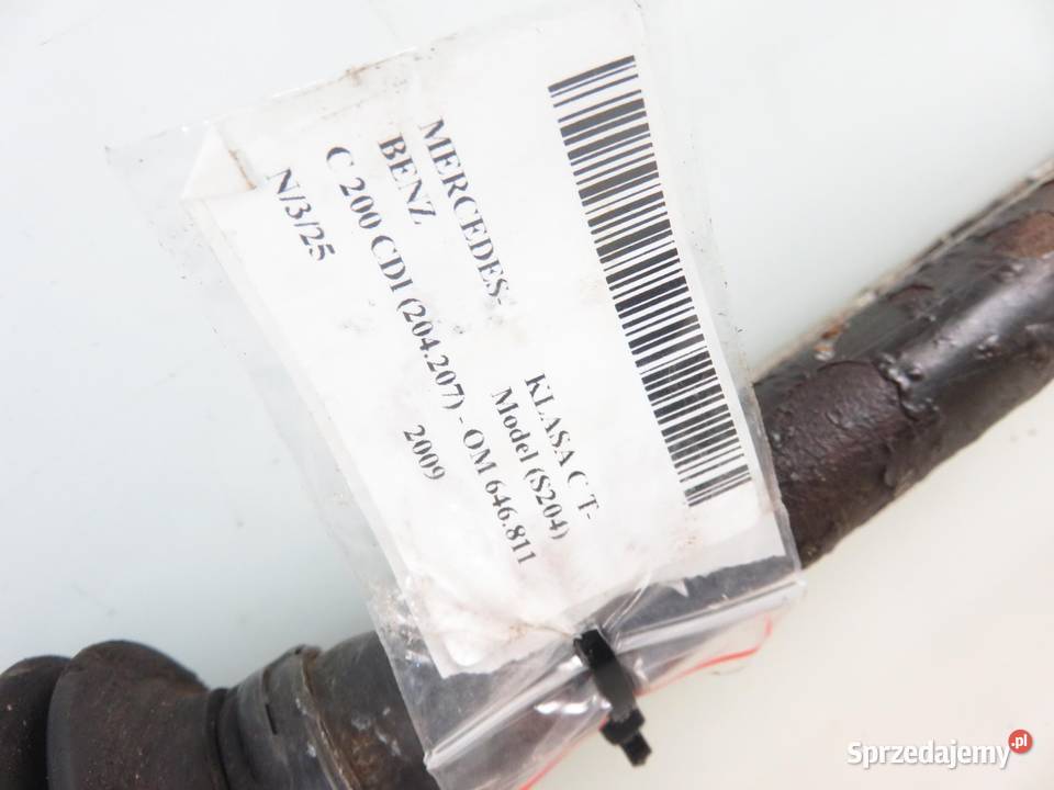PÓŁOŚ LEWA TYLNA MERCEDES W204 C 200 CDI