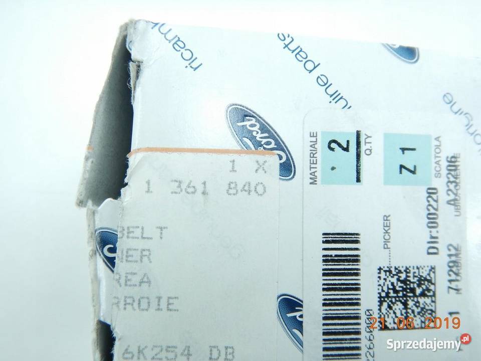 NAPINACZ PASKA ROZRZĄDU FORD FIESTA MK5 9502 ASO Części samochodowe