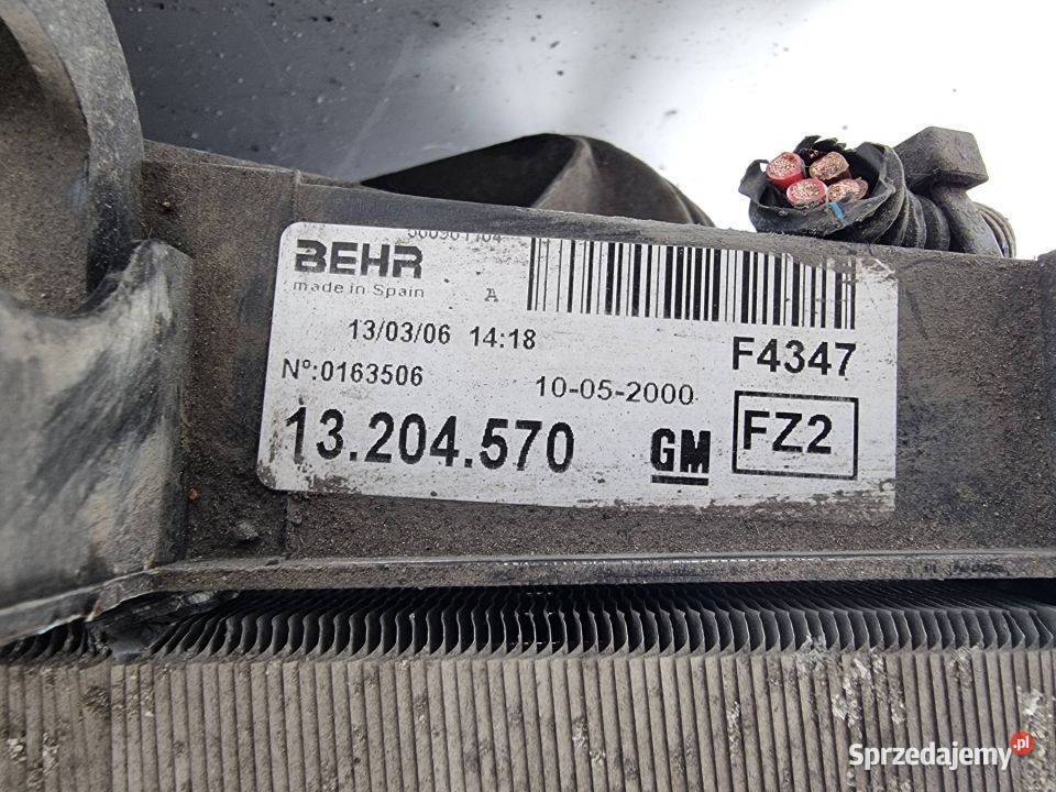 PAS PRZEDNI CHŁODNICE OPEL CORSA C 13204570 kujawsko-pomorskie Lipno
