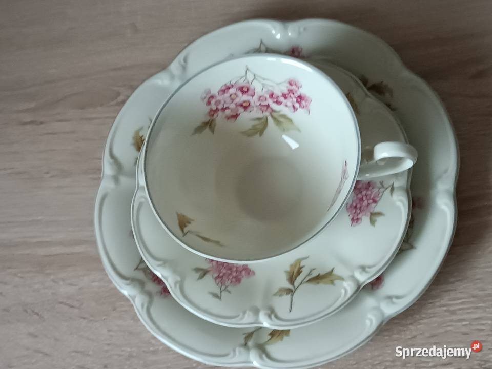 Zestaw śniadaniowy Tirschenreuth Porcelana i szkło małopolskie Gorlice