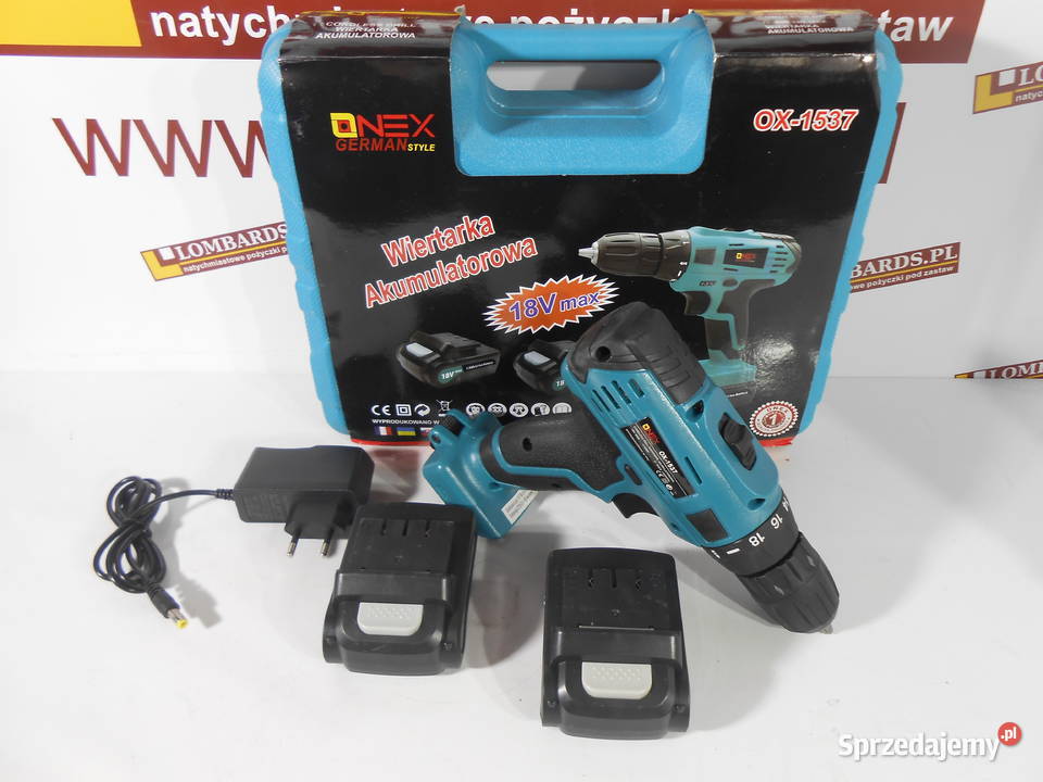 Wiertarkowkrętarka akumulatorowa Onex Katowice
