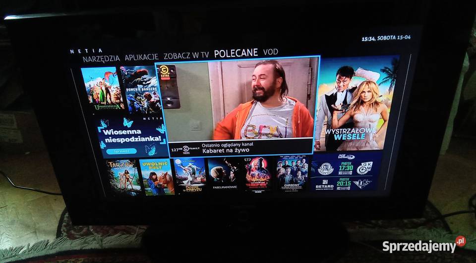 TV LED 32 cale Samsung z pilotem i podstawą Telewizory mazowieckie