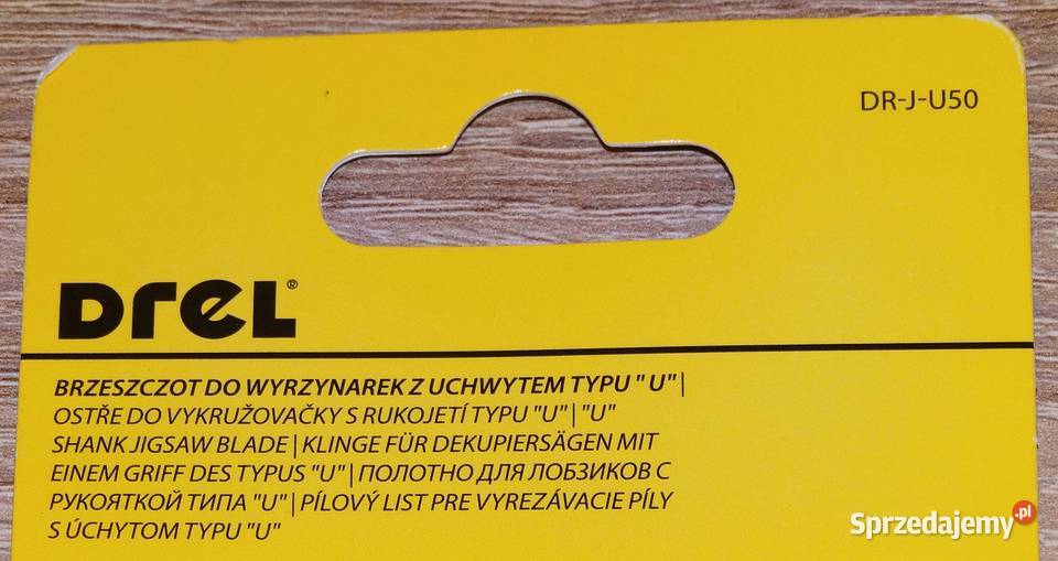 Brzeszczoty do wyrzynarki z uchwytem U zestaw 5