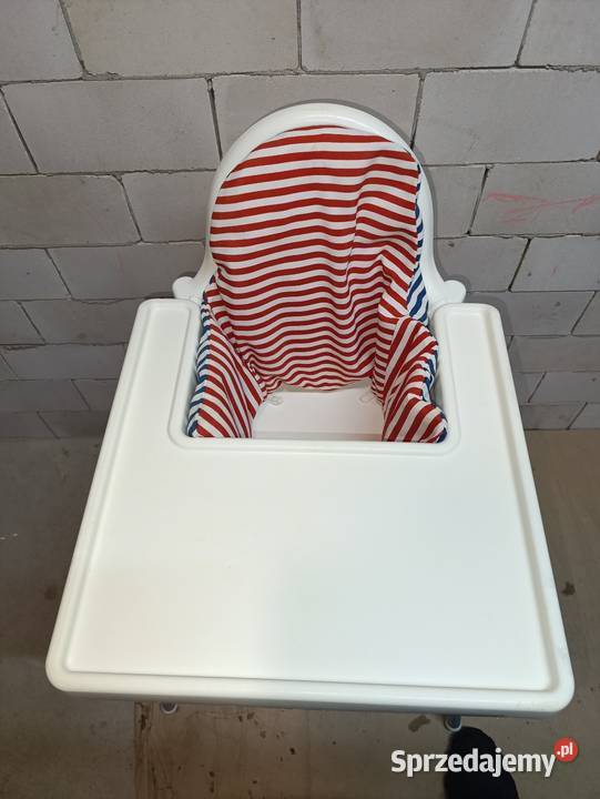 Krzesło do karmienia dzieci niemowląt białe Suwałki sprzedam