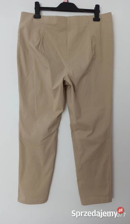 Beżowe spodnie z elastyną rozmiar 4648 Radzyń Podlaski