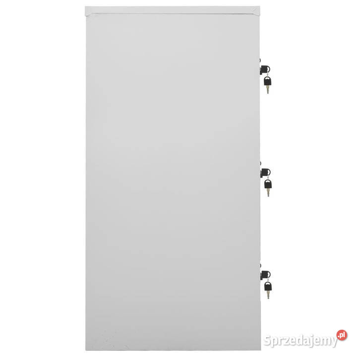 Szafki zamykane 5 jasnoszarozielone 90x45x925 Warszawa