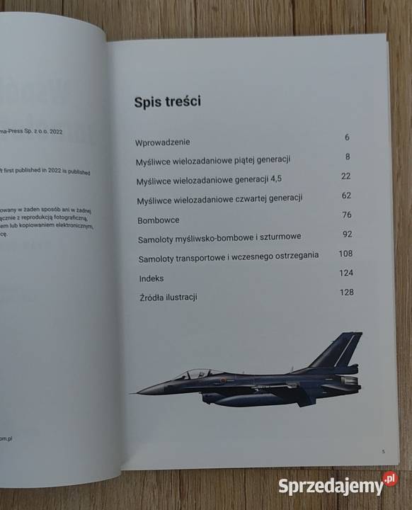 Nowa książka Współczesne samoloty bojowe Ryan Rok wydania 2022