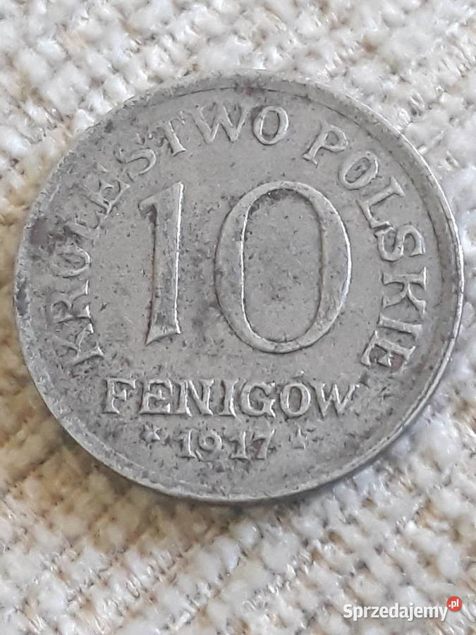 10 Fenigów 1917 r Królestwo Polskie 6 Konin sprzedam