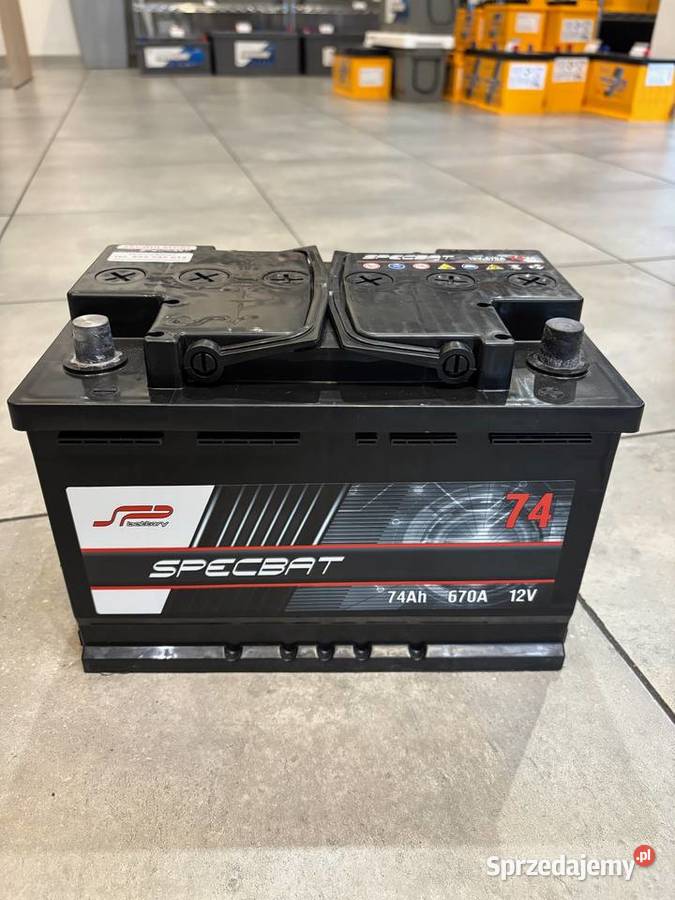 Akumulator SPECBAT 74Ah 670A EN PRAWY PLUS