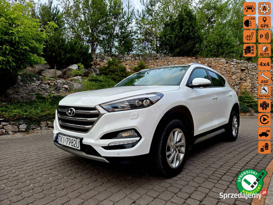 Hyundai Tucson 4x4 Navi Kamera Blis Serwis elektrochrom. lusterka boczne