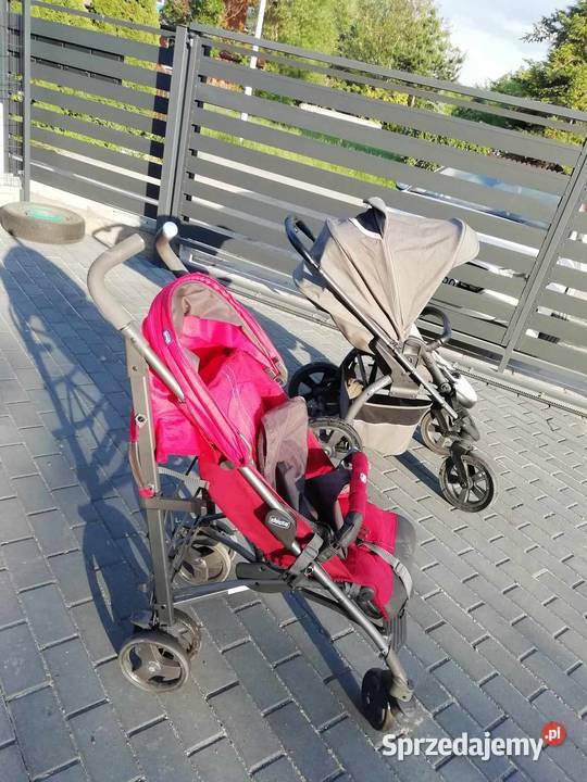 Wózek Chicco spacerowy czerwony Białystok