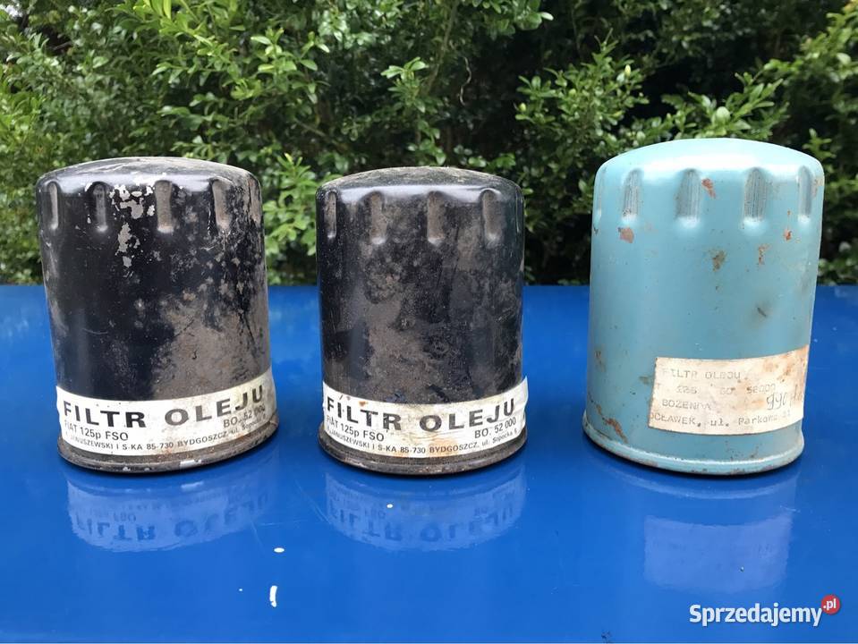 Fiat 125p Polonez Filtr oleju 3 sztuki osobowe