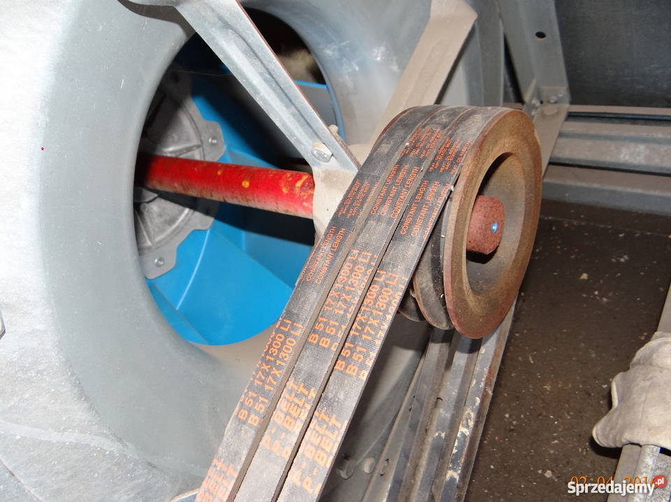 Duży wentylator odśrodkowy 9kw nadmuch dmuchawa Żagań