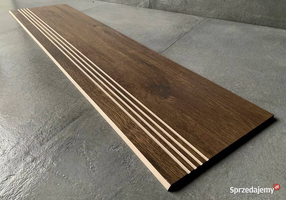 Płytki drewnopodobne na schody 100x30 stopnice z sprzedam
