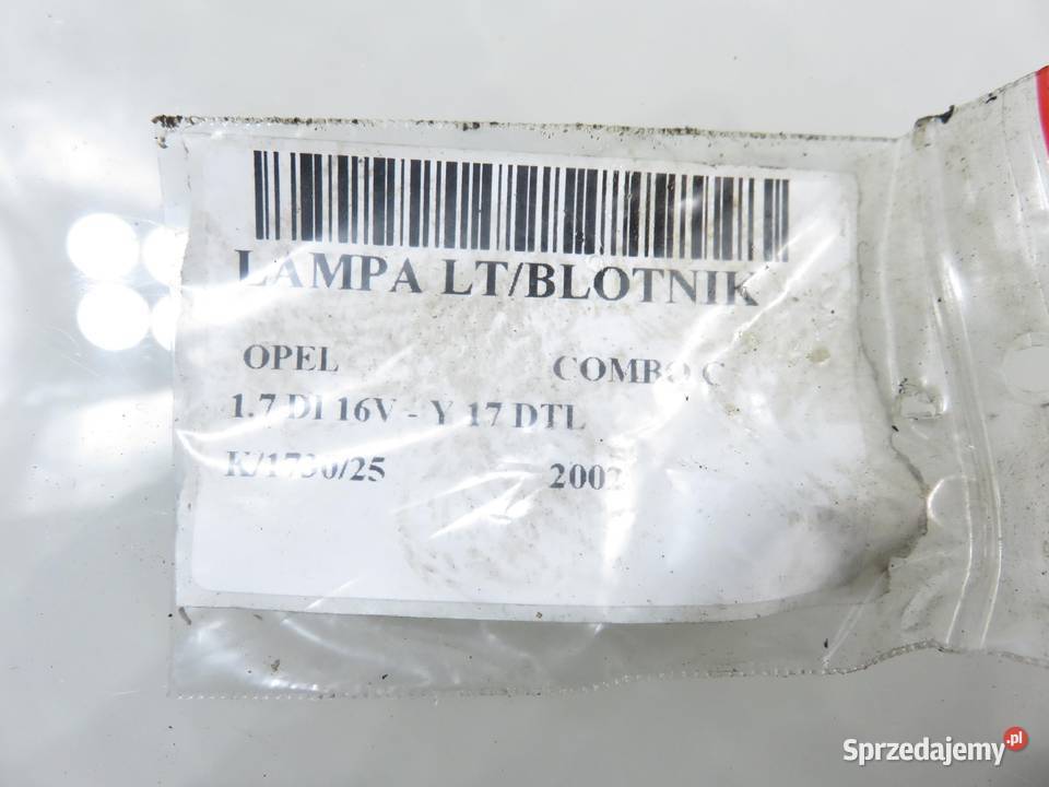 LAMPA LEWA TYLNA OPEL COMBO C