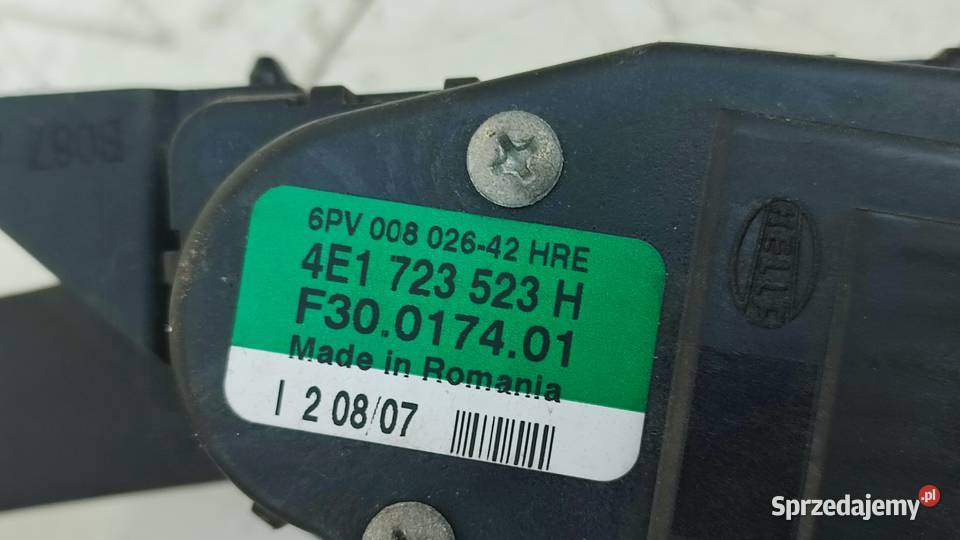 AUDI A8 D3 42 TDI 0510 POTENCJOMETR PEDAŁ GAZU świętokrzyskie Włoszczowa