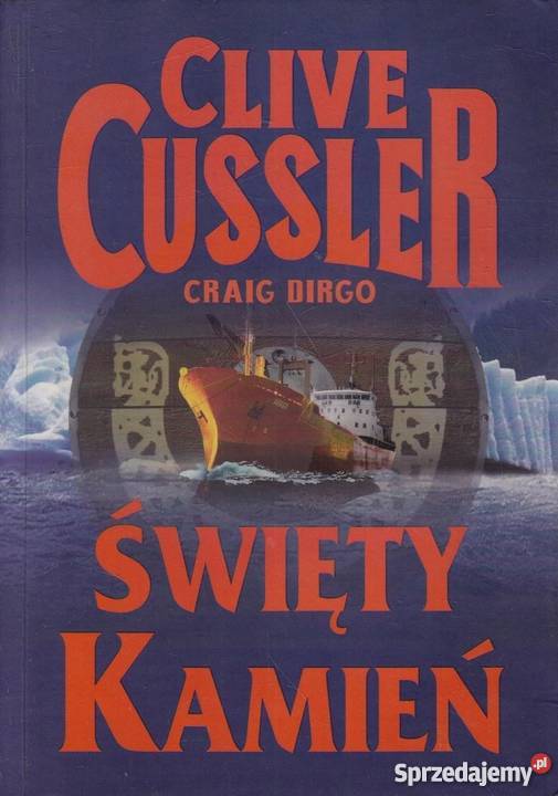 ŚWIĘTY KAMIEŃ CUSSLER CLIVE BRUL DU JACK Książki i Podręczniki Białystok sprzedam