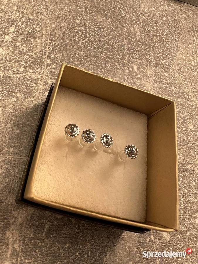 Kolczyki srebrne słońca słońce z uśmiechem Jasło