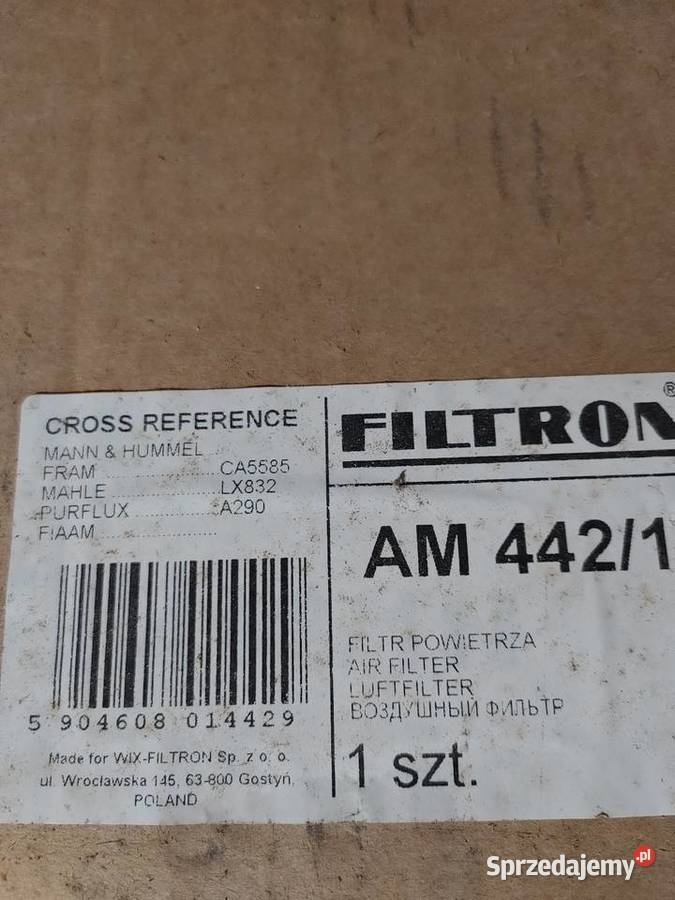 Filtr powietrza Filtron am 442 1 Volvo Powietrza Warszawa sprzedam