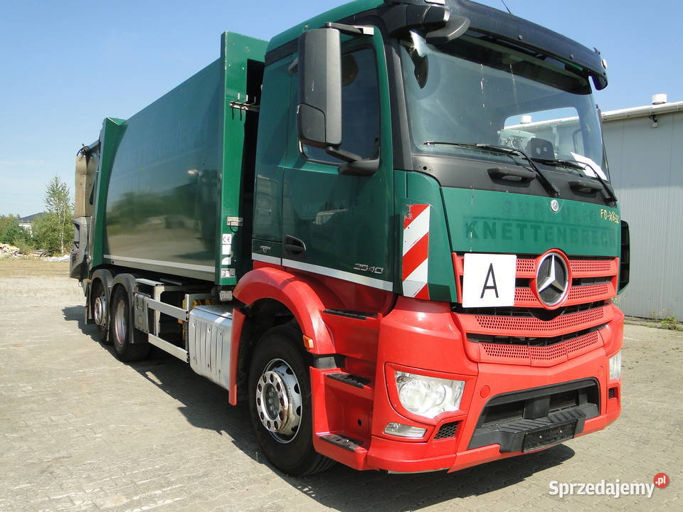 Śmieciarka MercedesBenz 2540 Euro 6 Antos Śmieciarki