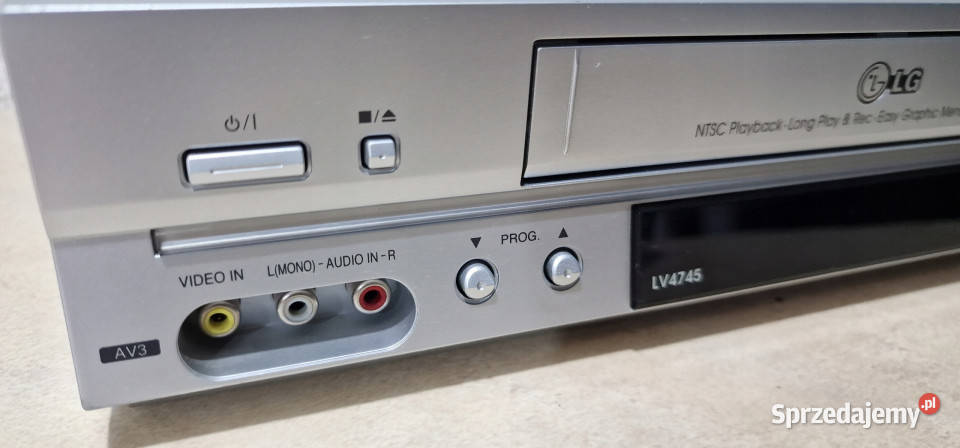 Magnetowid LG LV4745 LV 4745 video vhs PILOT Międzychód