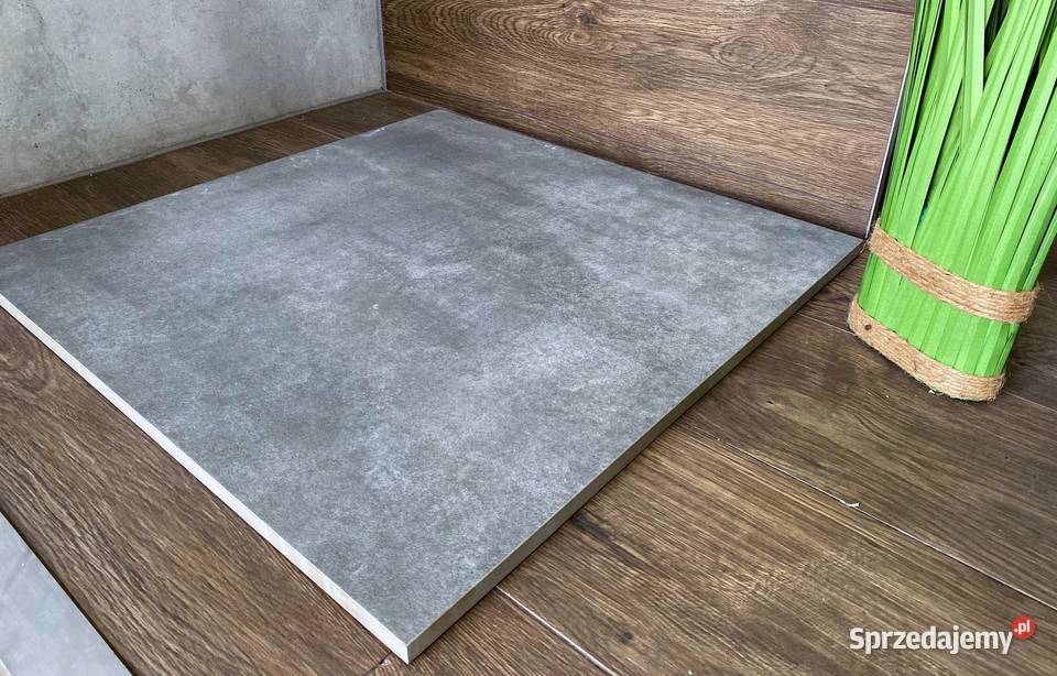 GRUBE 2 PŁYTY TARASOWE 60X60 GRAFIT gatunek 1 Budownictwo i akcesoria Łask
