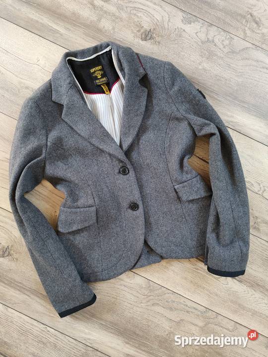Wełniana marynarka Vintage 2w1 38 Rozmiar 38(M) Marynarki i żakiety Jasło