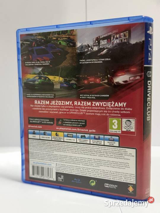 GRA DRIVECLUB NA 4 PLAYSTATION 4 POLSKA WERSJA Śrem