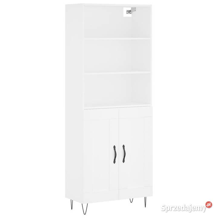 Witrynka biała 695x34x180 materiał