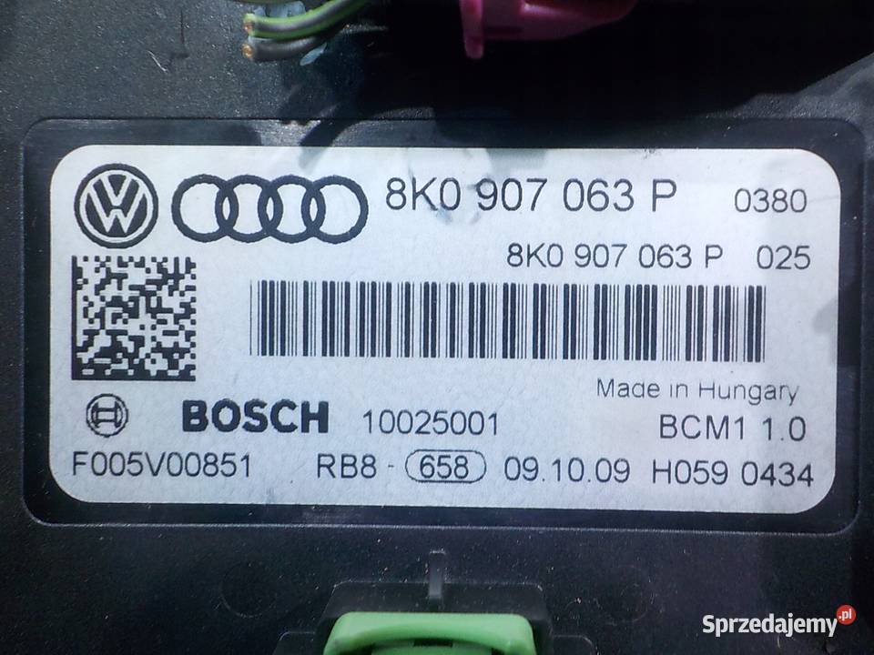 AUDI A5 8T 20 TDI 09r modul sterownik komfortu osobowe mazowieckie Suków