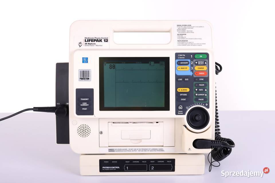 Defibrylator MEDTRONIC BIPHASIC LIFEPAK 12 Kat sprzedam