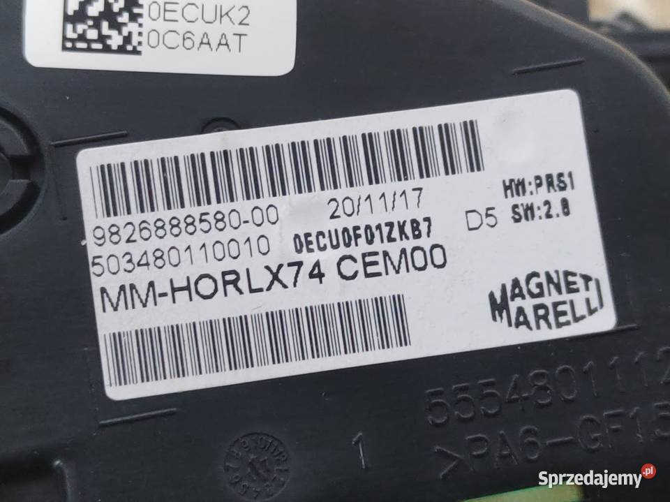 Przycisk Przełącznik Start Stop Citroen DS7 1722 Pleszew