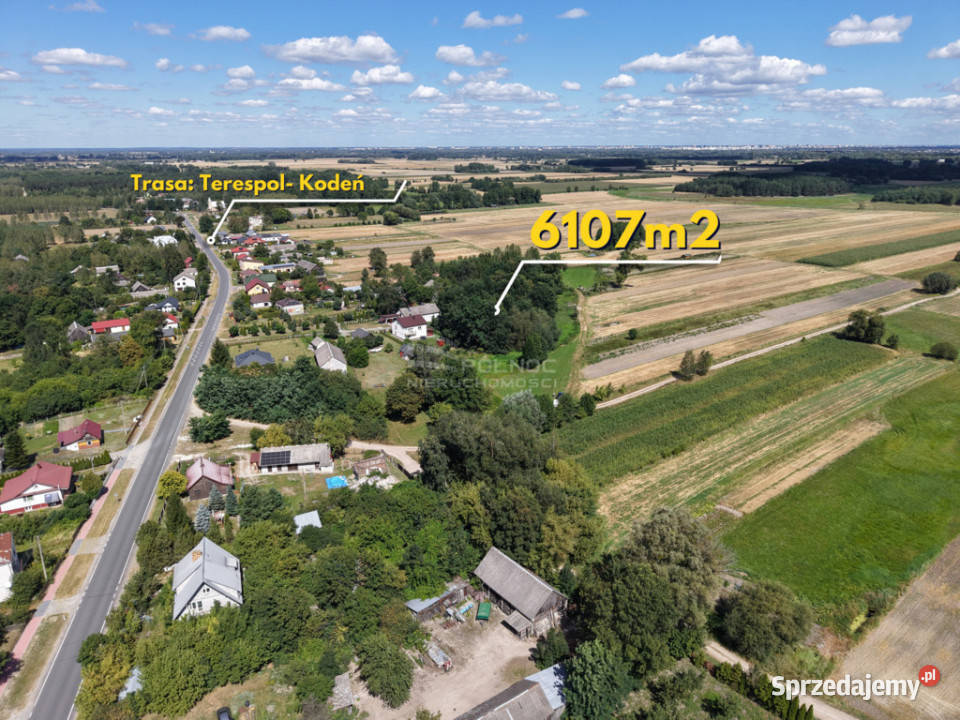 Działka rolno budowlana w Dobratyczach 57m Dobratycze
