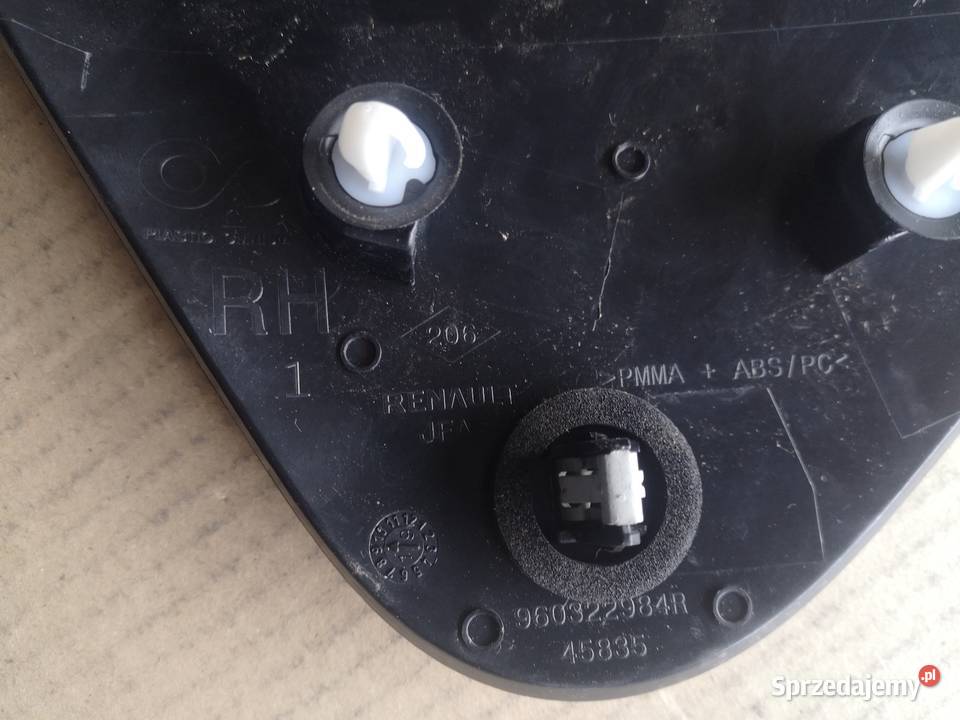 Renault scenic IV zaślepka Listwa błotnik tylny osobowe