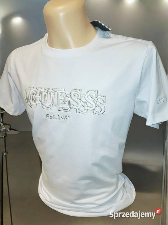 Tshirt męski Guess Regular Fit duże logo rozmiar Guess podlaskie Białystok