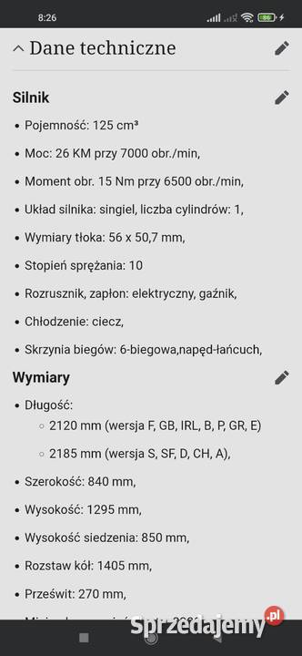 Yamaha tdr 125 26 koni Sochaczew sprzedam