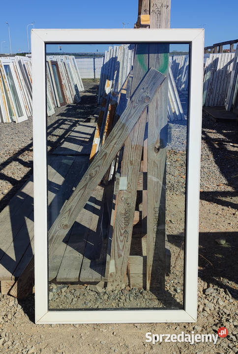 OKNA KacprzaK Witryna 81X145 FIX Używany PCV Lublin sprzedam