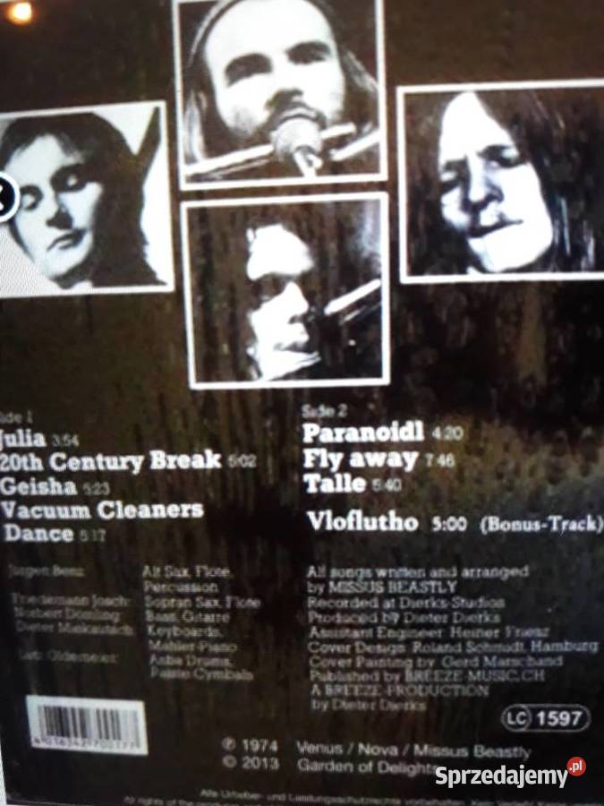 Archiwum jazz prog rocka MISSUS BEASTLY Same 2 podkarpackie Rzeszów