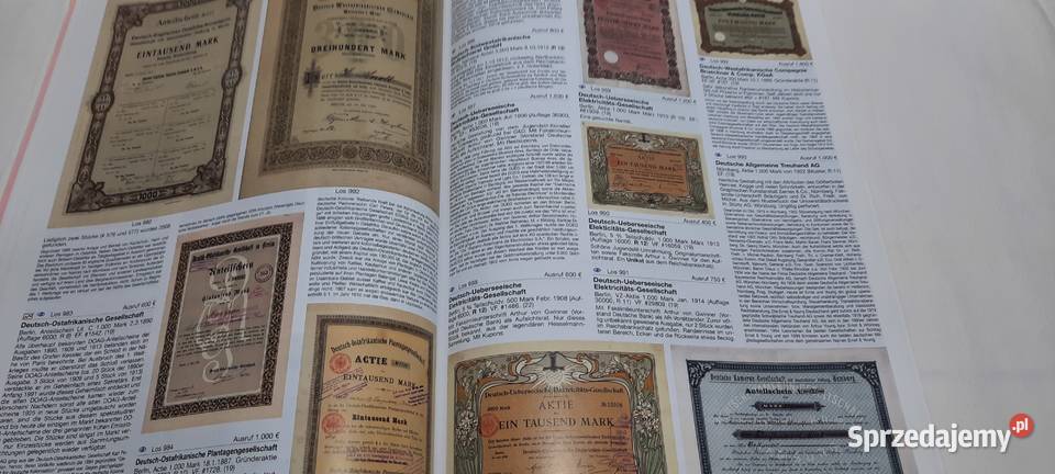 katalog aukcyjny papierów wartościowych FHW mazowieckie