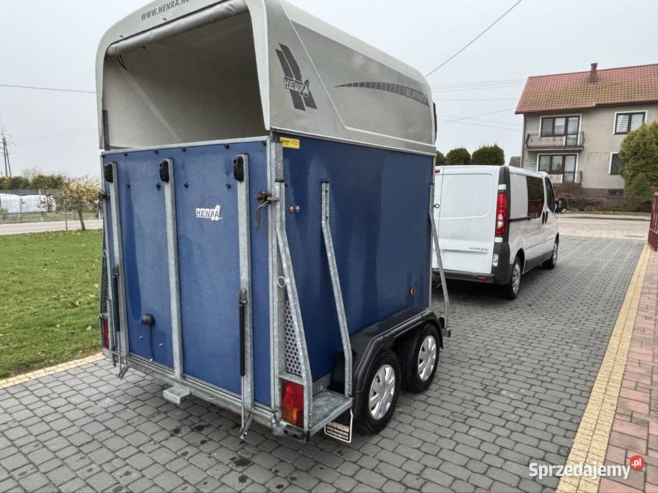 Przyczepa do koni zwierząt Henra Boeckmann Radziłów