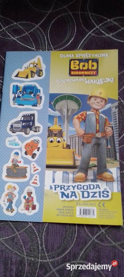Bob budowniczy Przygoda na dziś Duma sprężynowa Książki dla dzieci Wieliczka